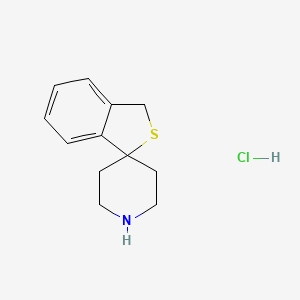 molecular formula C12H16ClNS B1319507 4-螺-[1-硫代苯并环己烷]哌啶盐酸盐 CAS No. 191673-07-1