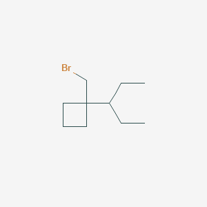 1-(Bromomethyl)-1-(pentan-3-YL)cyclobutane