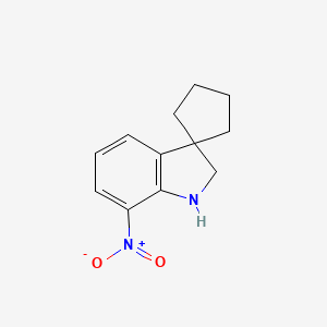 7'-Nitro-1',2'-dihydrospiro[cyclopentane-1,3'-indole]