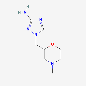 1-[(4-Methylmorpholin-2-yl)methyl]-1H-1,2,4-triazol-3-amine