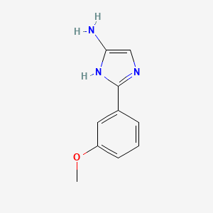 2-(3-Methoxyphenyl)-1H-imidazol-4-amine