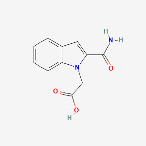 2-(2-carbamoyl-1H-indol-1-yl)acetic acid