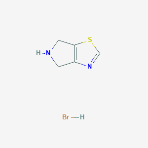B1319517 5,6-Dihydro-4H-pyrrolo[3,4-d]thiazole Hydrobromide CAS No. 365996-65-2