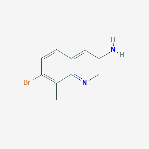 7-Bromo-8-methylquinolin-3-amine