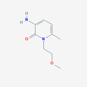 3-Amino-1-(2-methoxyethyl)-6-methyl-1,2-dihydropyridin-2-one