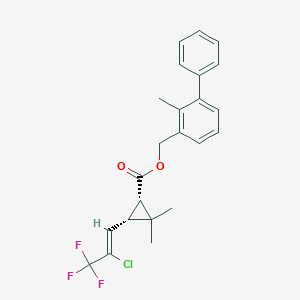 molecular formula C₂₃H₂₂ClF₃O₂ B131952 Bifenthrin CAS No. 82657-04-3