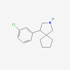 4-(3-Chlorophenyl)-2-azaspiro[4.4]nonane