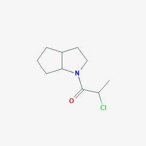 2-Chloro-1-{octahydrocyclopenta[b]pyrrol-1-yl}propan-1-one