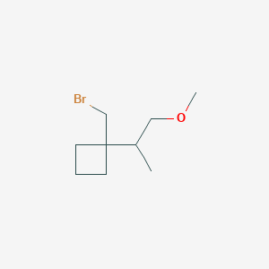 1-(Bromomethyl)-1-(1-methoxypropan-2-yl)cyclobutane