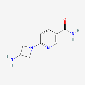 6-(3-Aminoazetidin-1-yl)pyridine-3-carboxamide