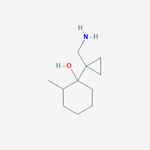 1-[1-(Aminomethyl)cyclopropyl]-2-methylcyclohexan-1-ol