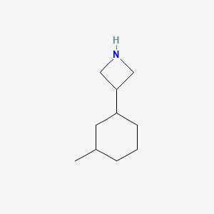 molecular formula C10H19N B13195414 3-(3-Methylcyclohexyl)azetidine 