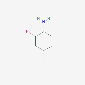 2-Fluoro-4-methylcyclohexan-1-amine