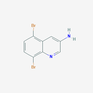 5,8-Dibromoquinolin-3-amine