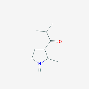 2-Methyl-1-(2-methylpyrrolidin-3-yl)propan-1-one