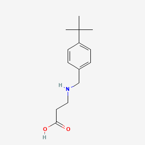 3-[(4-Tert-butylbenzyl)amino]propanoic acid