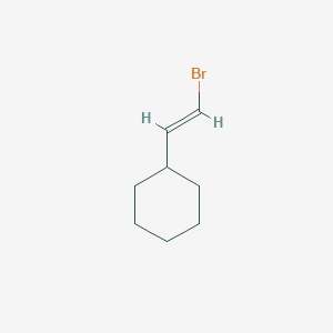 molecular formula C8H13Br B13195476 [(E)-2-bromoethenyl]cyclohexane CAS No. 67478-59-5