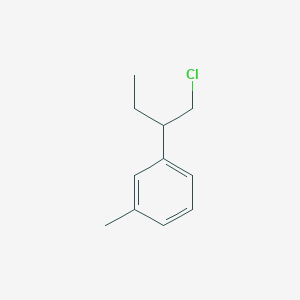 1-(1-Chlorobutan-2-yl)-3-methylbenzene