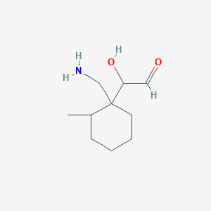 2-[1-(Aminomethyl)-2-methylcyclohexyl]-2-hydroxyacetaldehyde