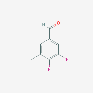 molecular formula C8H6F2O B1319552 3,4-Difluoro-5-methylbenzaldehyde CAS No. 1017778-64-1