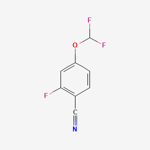 B1319553 4-(Difluoromethoxy)-2-fluorobenzonitrile CAS No. 1017779-49-5
