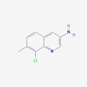 8-Chloro-7-methylquinolin-3-amine