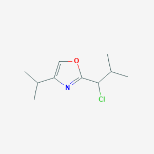 2-(1-Chloro-2-methylpropyl)-4-(propan-2-yl)-1,3-oxazole