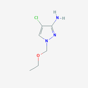 4-chloro-1-(ethoxymethyl)-1H-pyrazol-3-amine