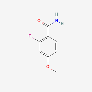 molecular formula C8H8FNO2 B1319559 2-Fluoro-4-methoxybenzamide CAS No. 874804-31-6