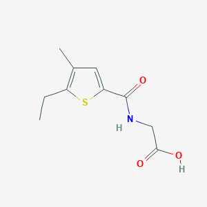 {[(5-Ethyl-4-methylthien-2-yl)carbonyl]amino}acetic acid