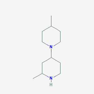 4-Methyl-1-(2-methylpiperidin-4-yl)piperidine