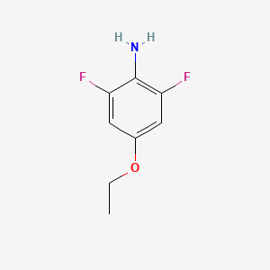 molecular formula C8H9F2NO B1319567 4-乙氧基-2,6-二氟苯胺 CAS No. 1017779-79-1