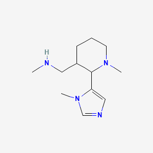 methyl({[1-methyl-2-(1-methyl-1H-imidazol-5-yl)piperidin-3-yl]methyl})amine