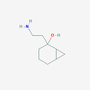 2-(2-Aminoethyl)bicyclo[4.1.0]heptan-2-ol