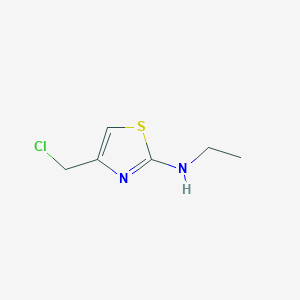 4-(chloromethyl)-N-ethyl-1,3-thiazol-2-amine