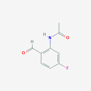 N-(5-Fluoro-2-formylphenyl)acetamide