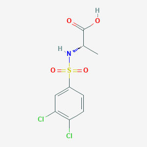 (2S)-2-(3,4-Dichlorobenzenesulfonamido)propanoic acid