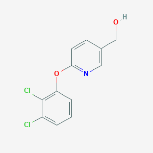 [6-(2,3-Dichlorophenoxy)pyridin-3-yl]methanol