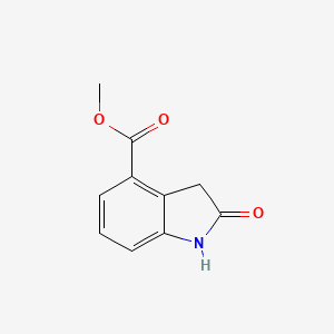 molecular formula C10H9NO3 B1319598 甲基2-氧代吲哚-4-羧酸酯 CAS No. 90924-46-2