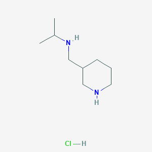 (Piperidin-3-ylmethyl)(propan-2-yl)amine hydrochloride