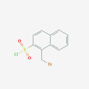 1-(Bromomethyl)naphthalene-2-sulfonyl chloride