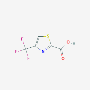 molecular formula C5H2F3NO2S B1319602 4-(三氟甲基)噻唑-2-羧酸 CAS No. 944900-55-4