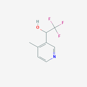 2,2,2-Trifluoro-1-(4-methylpyridin-3-yl)ethan-1-ol