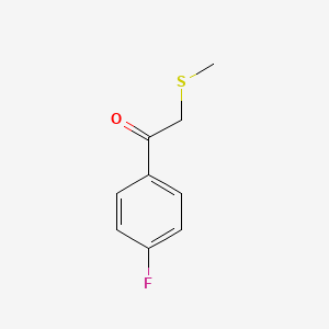 1-(4-Fluorophenyl)-2-(methylsulfanyl)ethan-1-one