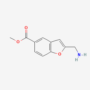 Methyl 2-(aminomethyl)-1-benzofuran-5-carboxylate