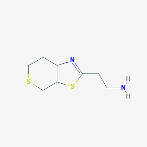 2-(6,7-Dihydro-4h-thiopyrano[4,3-d]thiazol-2-yl)ethan-1-amine