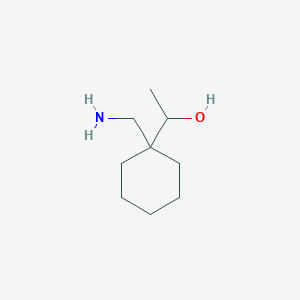 1-[1-(Aminomethyl)cyclohexyl]ethan-1-ol