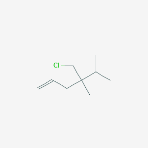 4-(Chloromethyl)-4,5-dimethylhex-1-ene