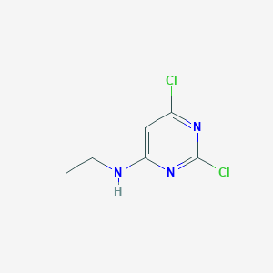 molecular formula C6H7Cl2N3 B1319625 2,6-二氯-N-乙基嘧啶-4-胺 CAS No. 70958-39-3