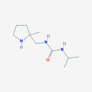 molecular formula C10H21N3O B13196266 1-[(2-Methylpyrrolidin-2-yl)methyl]-3-(propan-2-yl)urea 